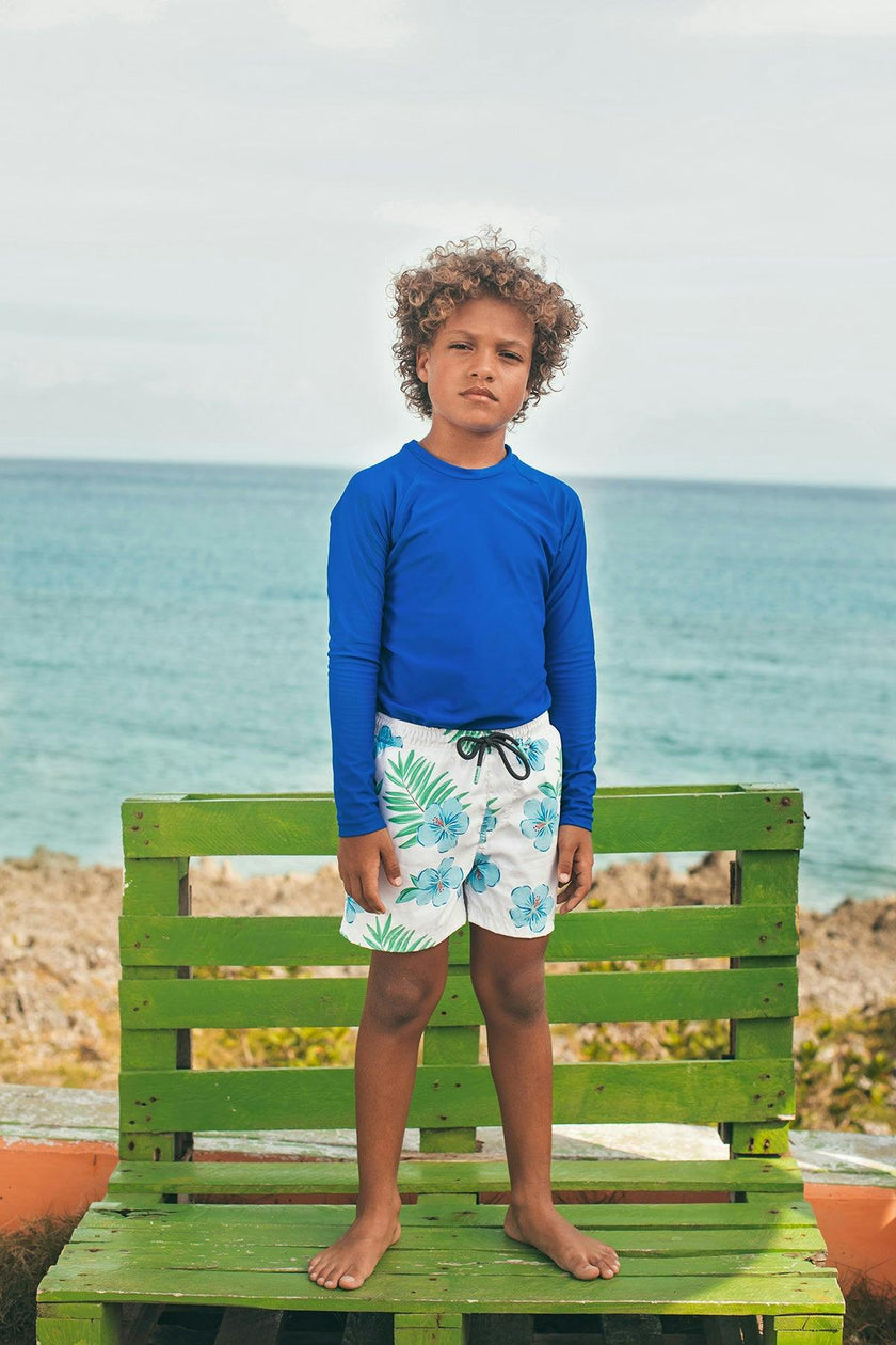 HIBISCUS AZUL ARENA - SWIMSHORTS
