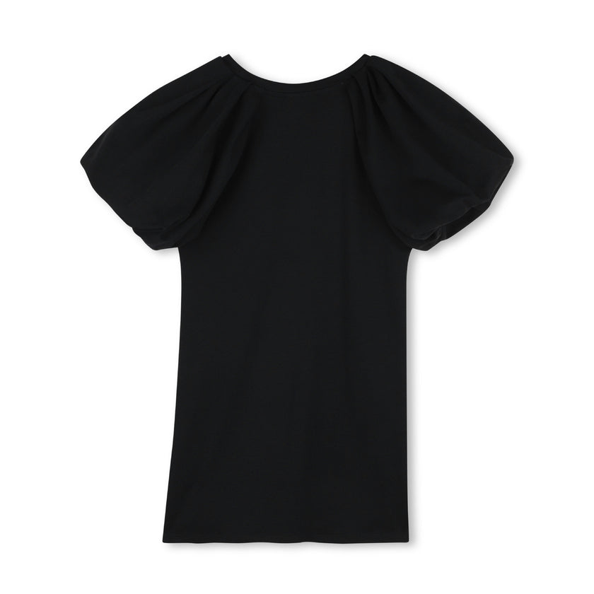 Black Snapshot Bag Dress