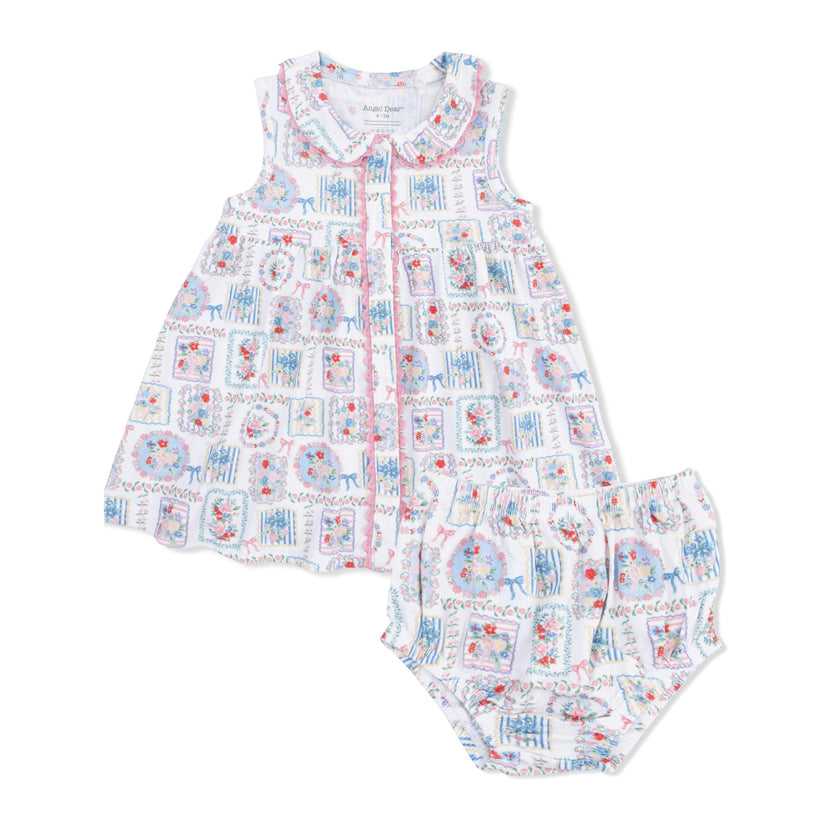 Julep's Floral Patchwork - Jill Dress Sleeveless with Bloomer