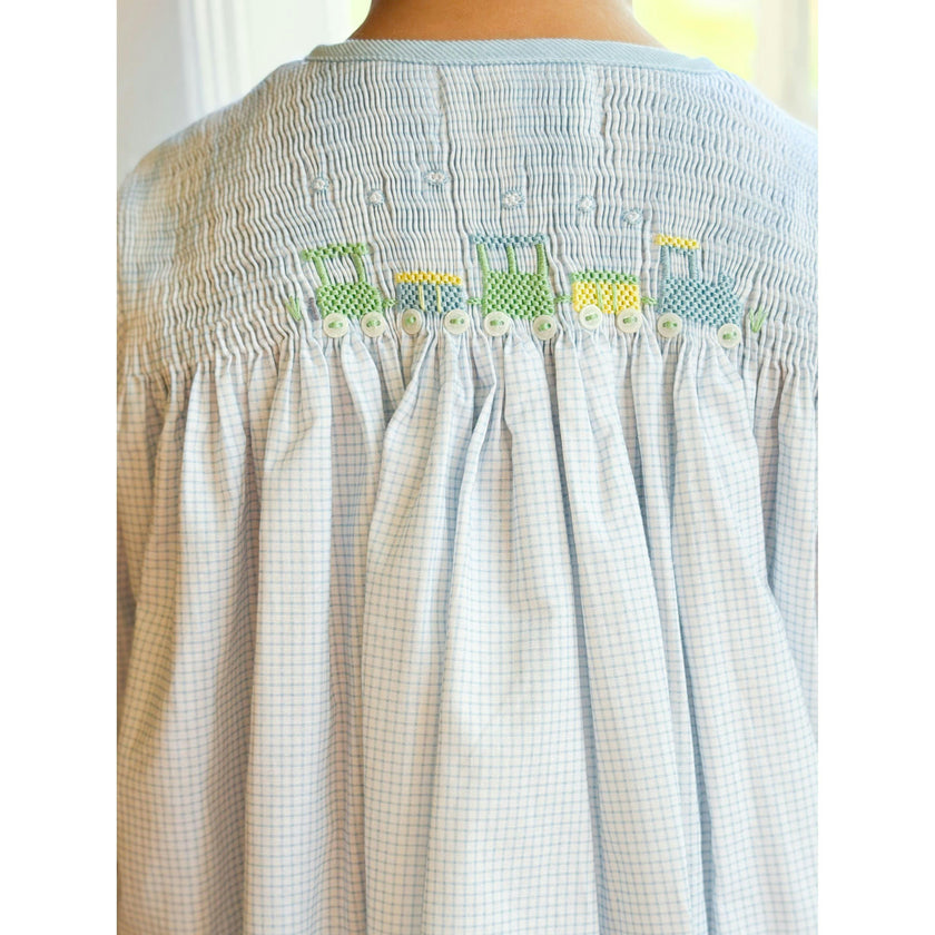 AK Archival Smocked Choo Choo Set