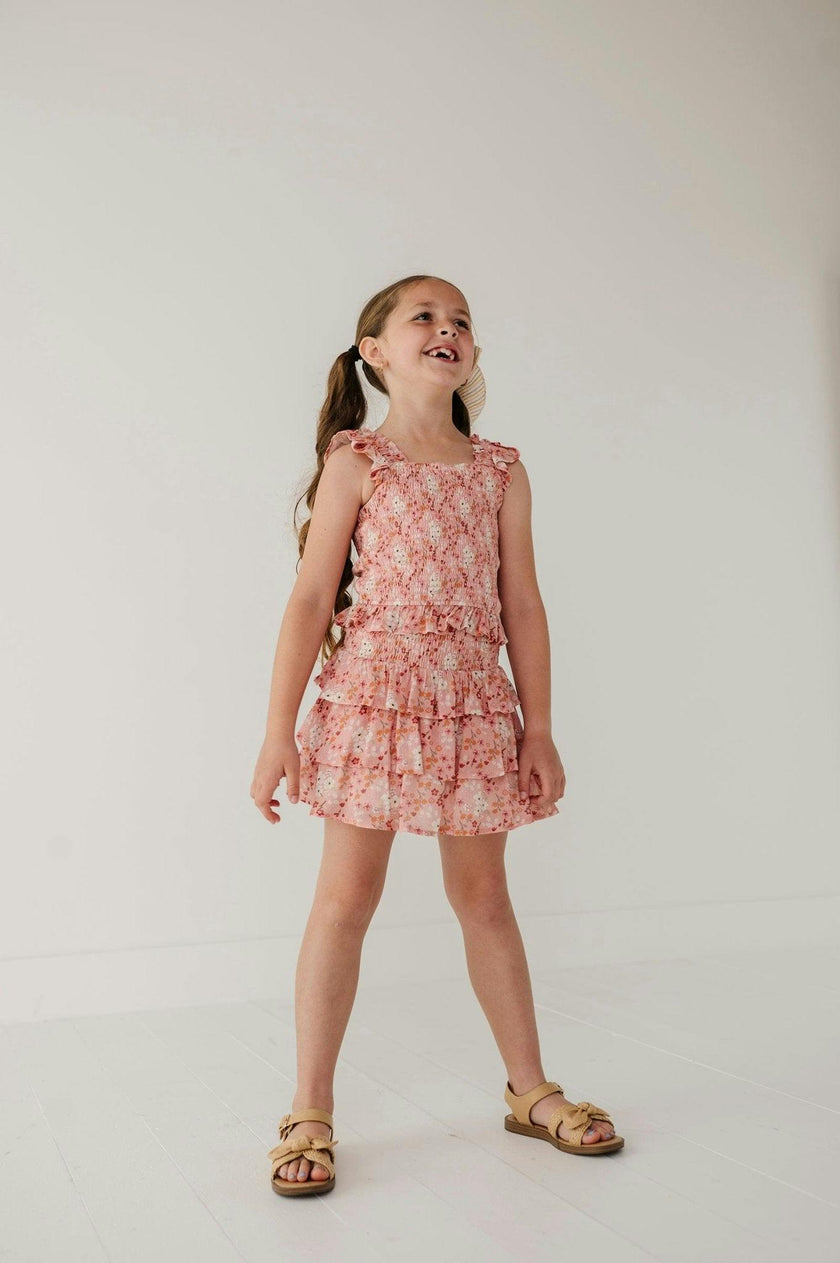 Tiered Mini Skirt