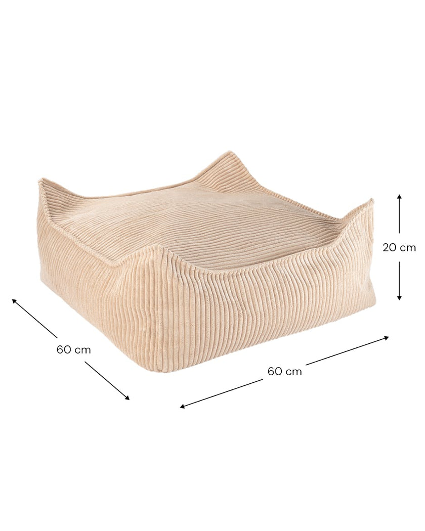 Brown Sugar Square Ottoman