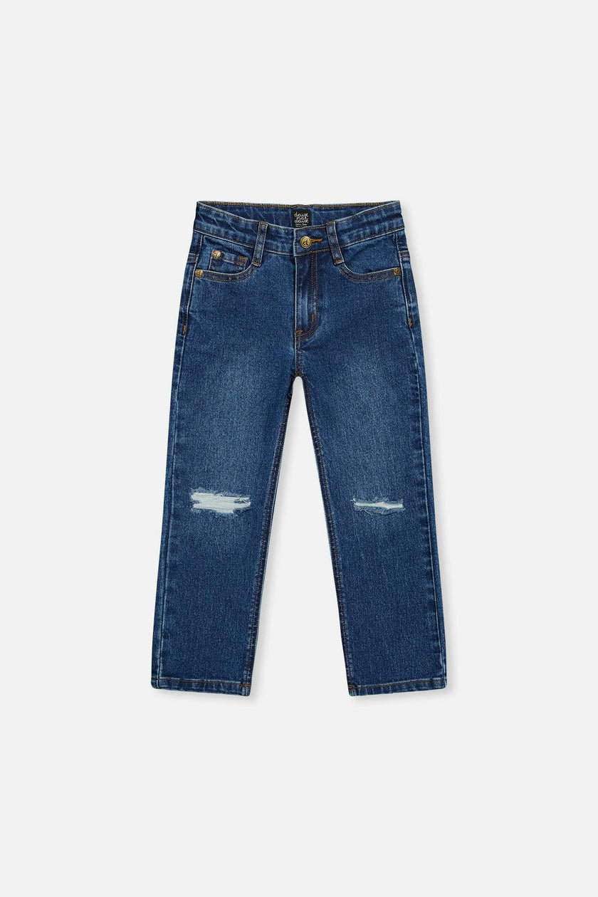 Stretch Jeans Navy Blue Denim