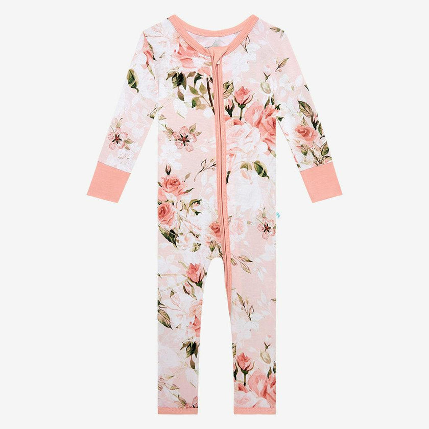 Vintage Pink Rose Convertible One Piece