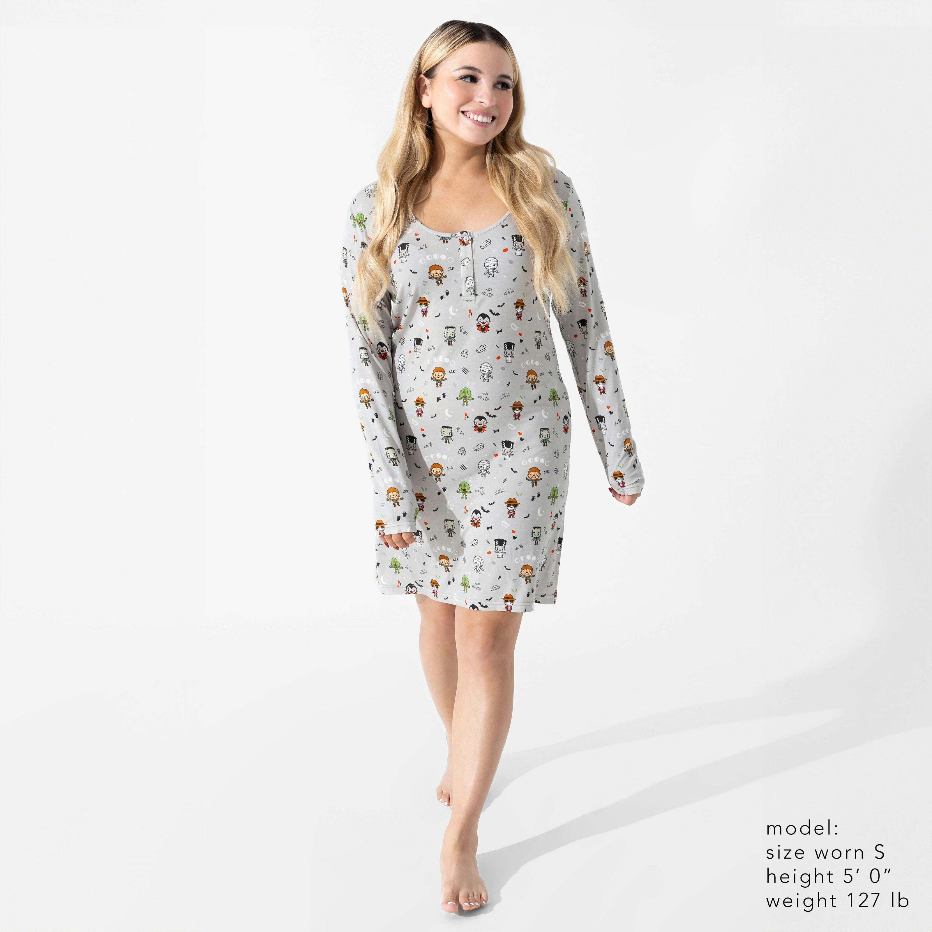 Little Monsters Bamboo Women's Nightgown