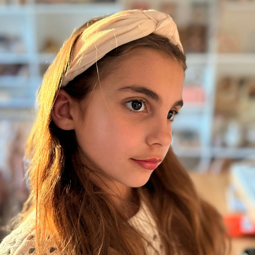 Classic Knot Headband | Organic Cotton | Sand
