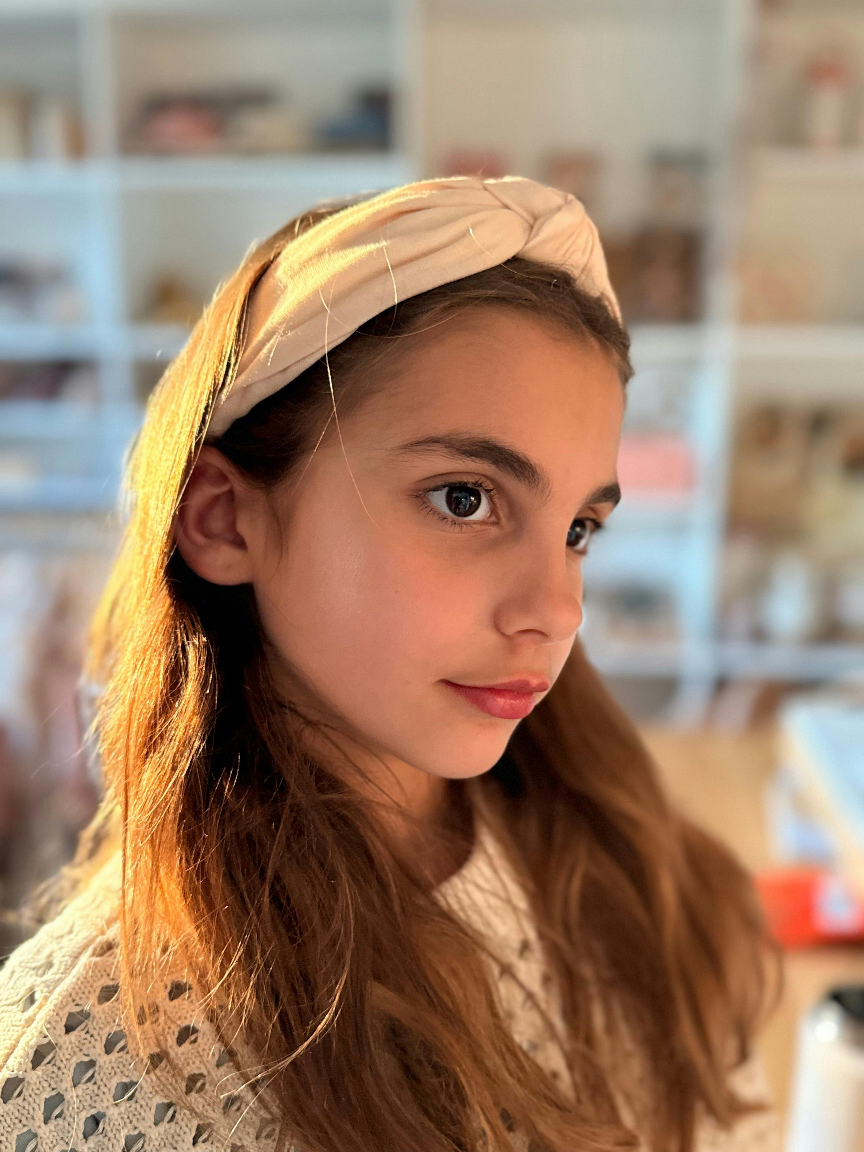 Classic Knot Headband | Organic Cotton | Sand