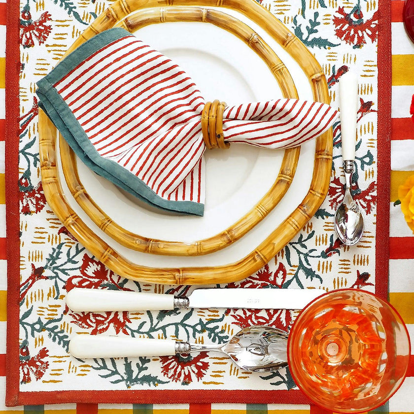 Block-Printed Placemats
