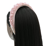 Multicolored Royal Pearl Tiara Headband