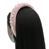 Multicolored Royal Pearl Tiara Headband