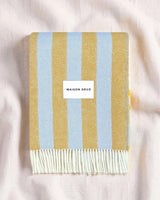 Blanket CANDY WRAP Ice Blue / Honey 4.25 x 6.5ft
