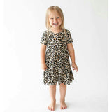 Lana Leopard Tan Twirl Dress