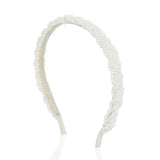 White Pearl Embellished Headband