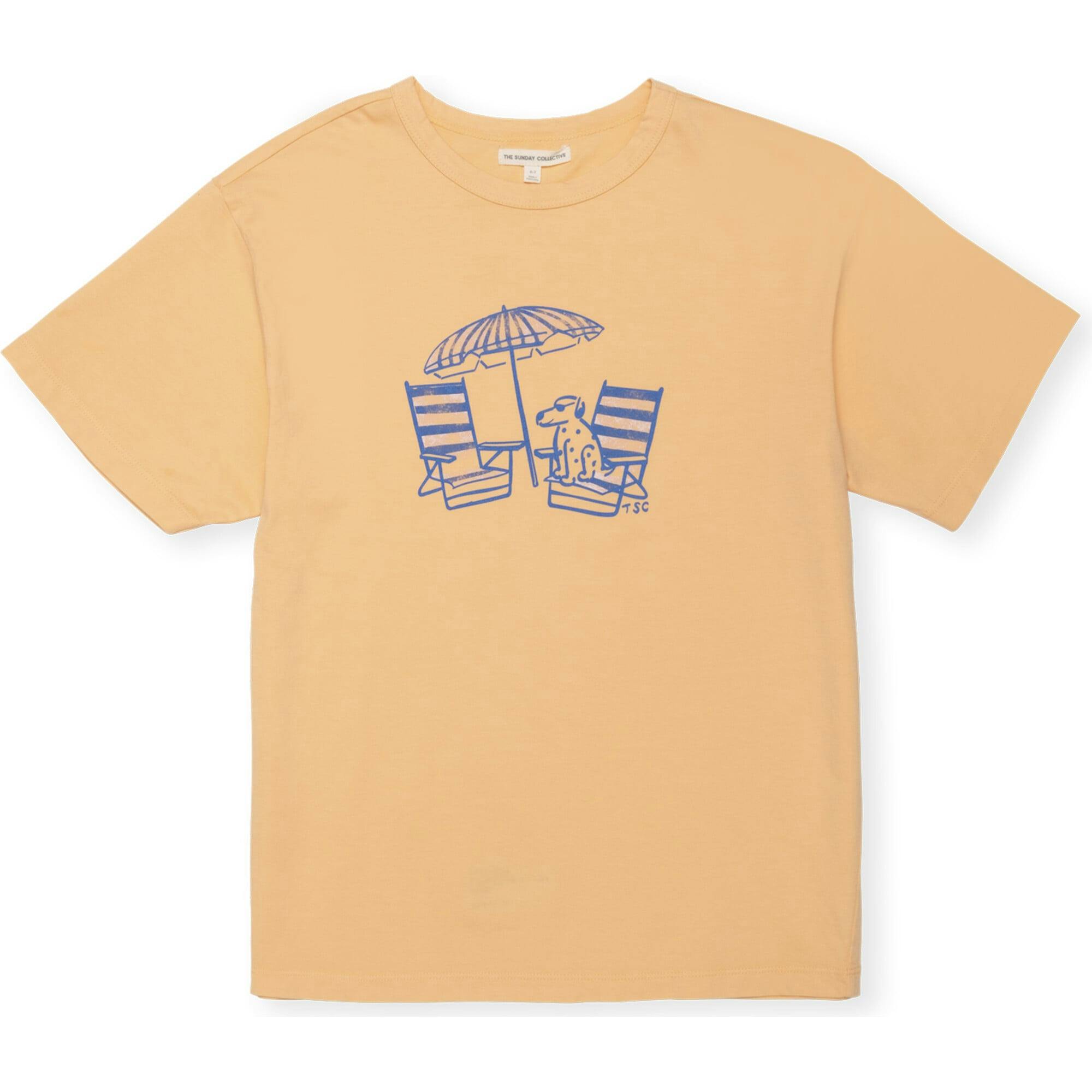 Organic Sunday Tee in Creamsicle