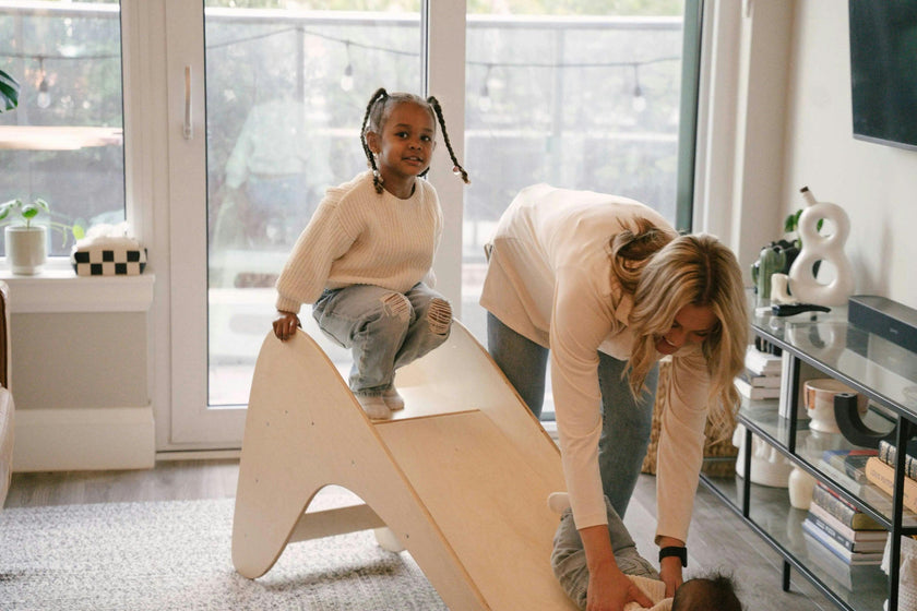Toddler Wooden Slide Play Ramp