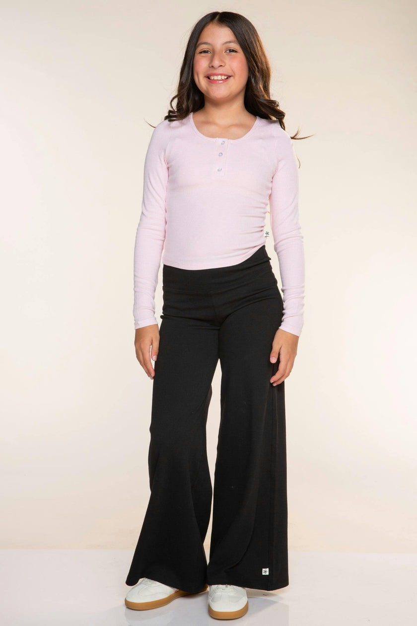 Ultra-Soft Rib Long Sleeve Fitted Henley