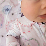 Posh Spooks Footie Scallop Collar One Piece