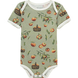 Apple Orchard Organic Cotton Short Sleeve One Piece