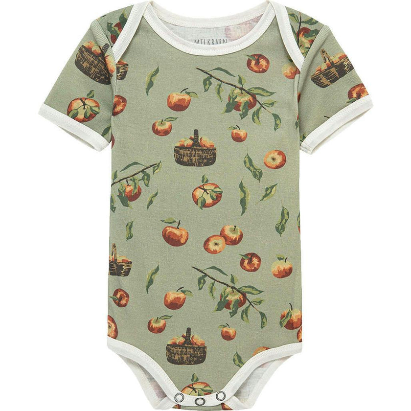 Apple Orchard Organic Cotton Short Sleeve One Piece
