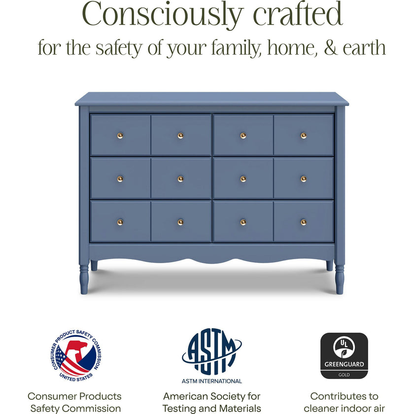 Liberty 6-Drawer Assembled Dresser in Cove Blue