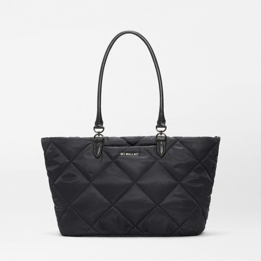 Black Medium Madison E/W Tote