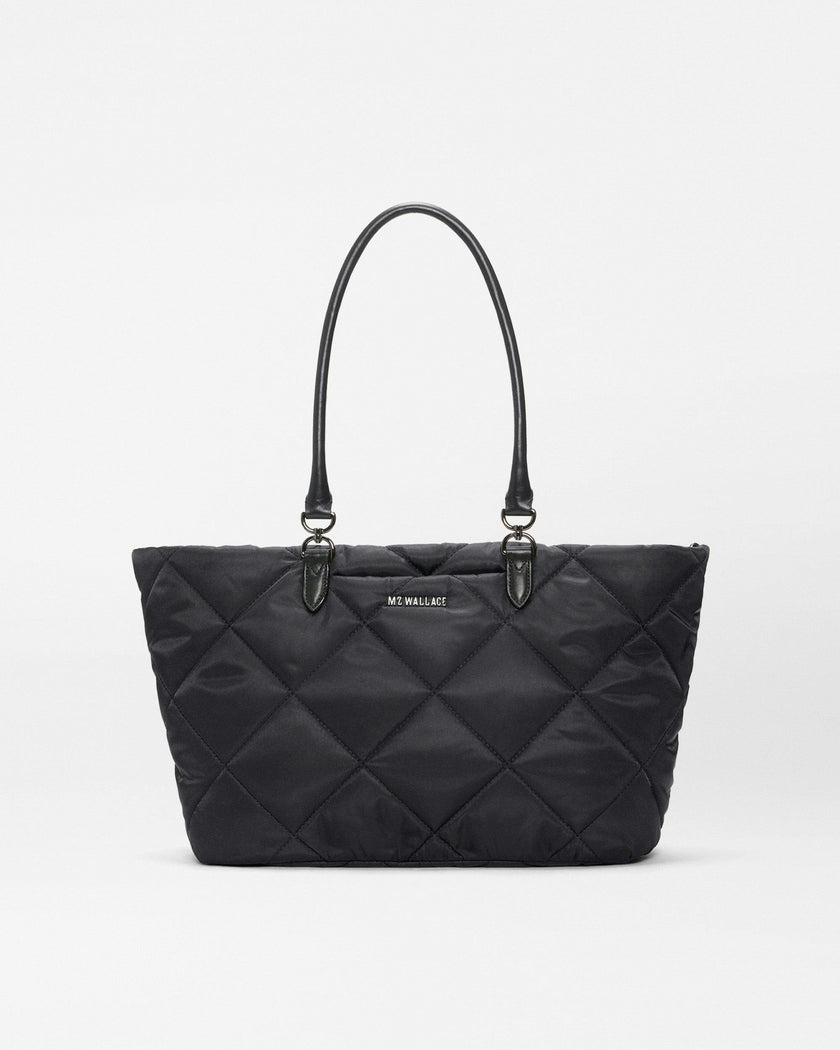 Black Medium Madison E/W Tote