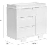 Yuzu 3-Drawer Changer Dresser