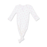 Little Horseshoes Pink - Knotted Gown and Knot Headband