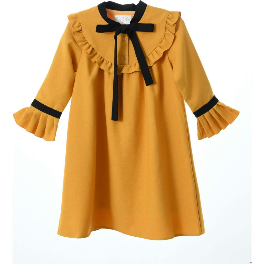 Emma dress (mustard)