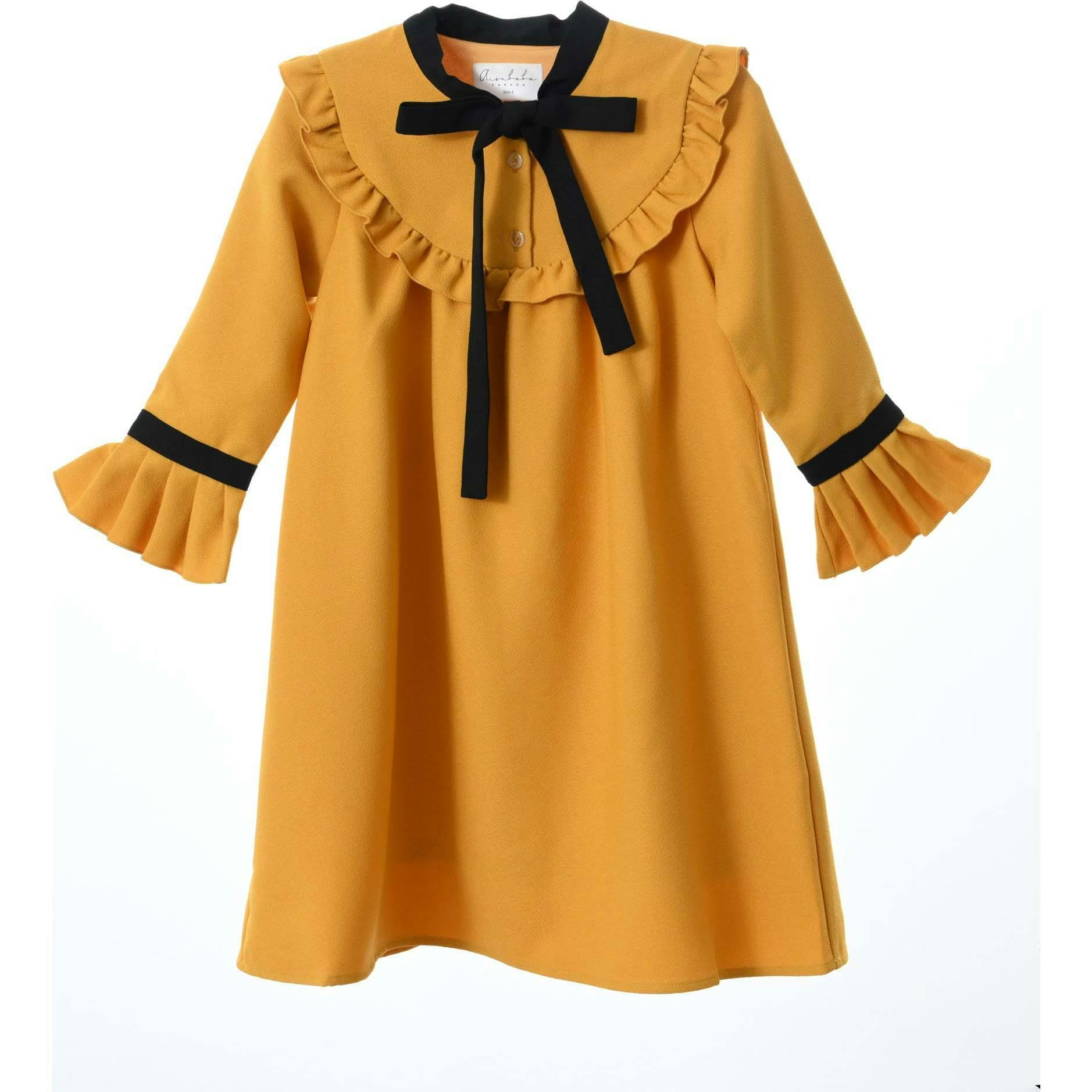 Emma dress (mustard)