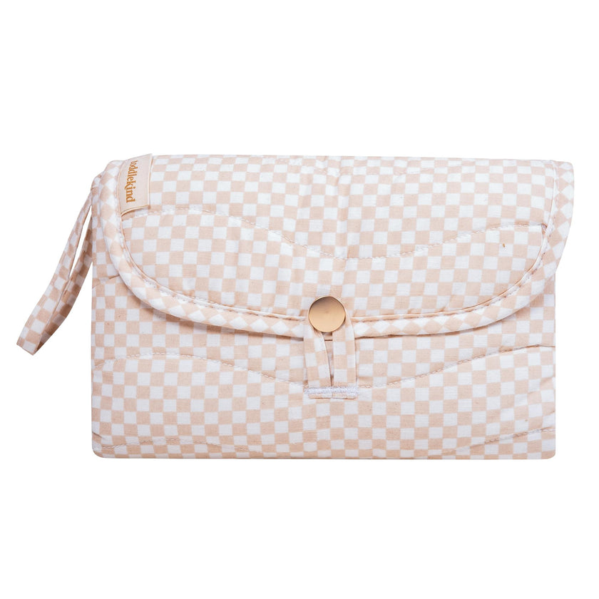 Portable Mini Maven Changing Clutch | Check, Powder | Toddlekind