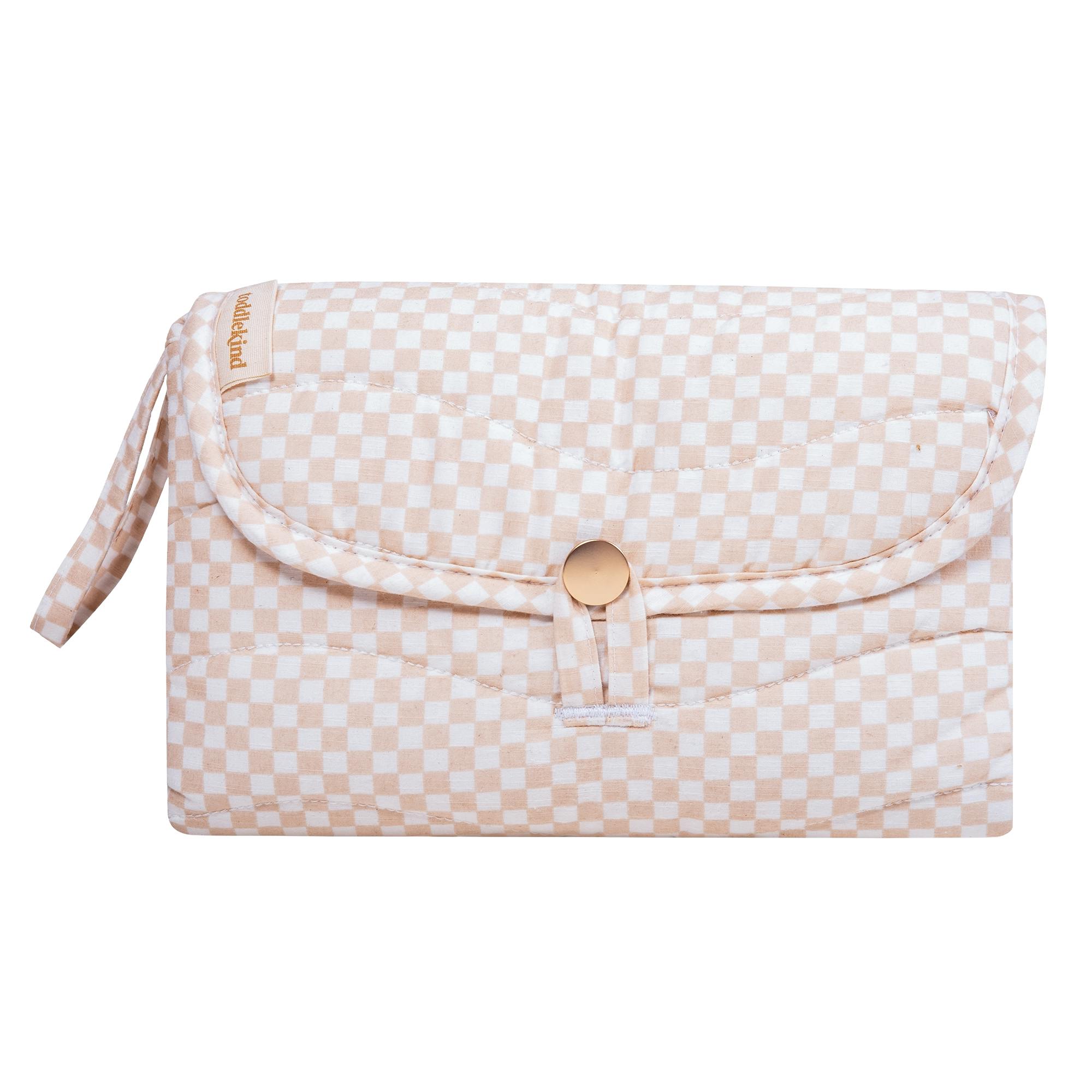 Portable Mini Maven Changing Clutch | Check, Powder | Toddlekind