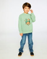 French Terry Sweatshirt Pale Green