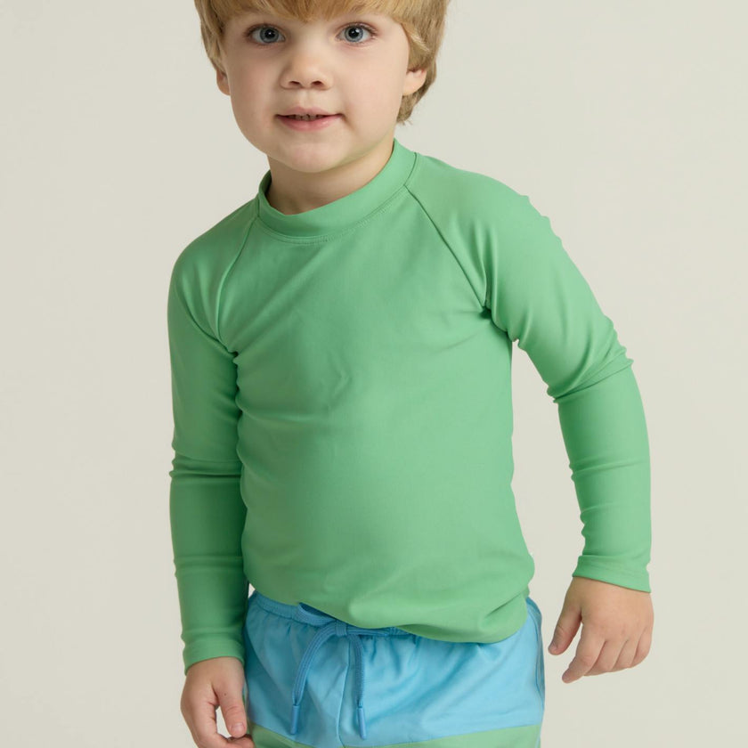 unisex gustavia green rashguard