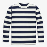 Kids long sleeve rash guard in stripe