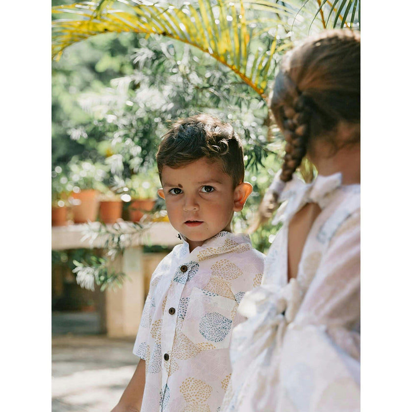Block Printed Shirt for Boys