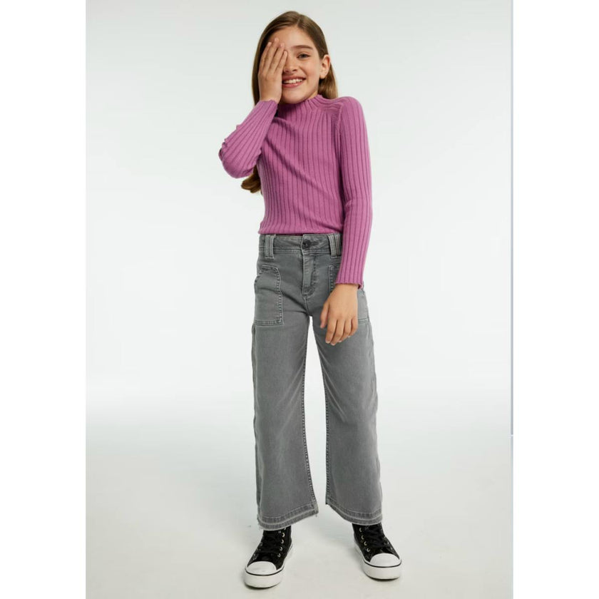 Girl Flared Twill Trousers