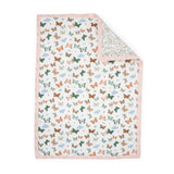 Cotton Muslin Toddler Bedding 3 Piece Set - Butterflies 2