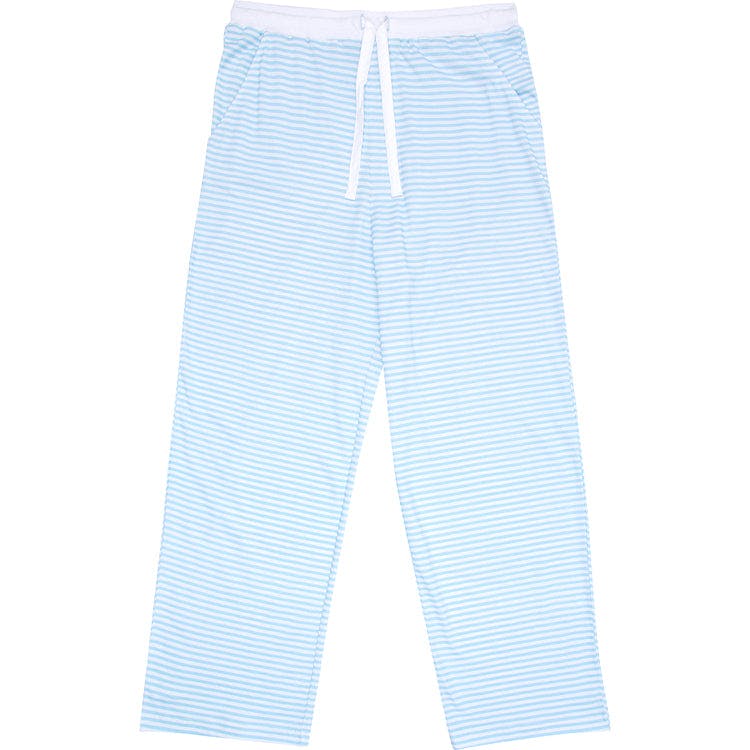 Men's Sky Blue Jersey PJ Pants - Organic Stretch Cotton