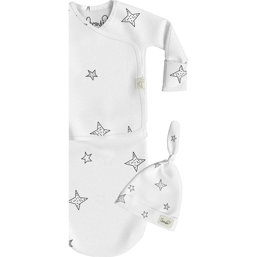 Bonsie Baby Onsie Bag and Hat