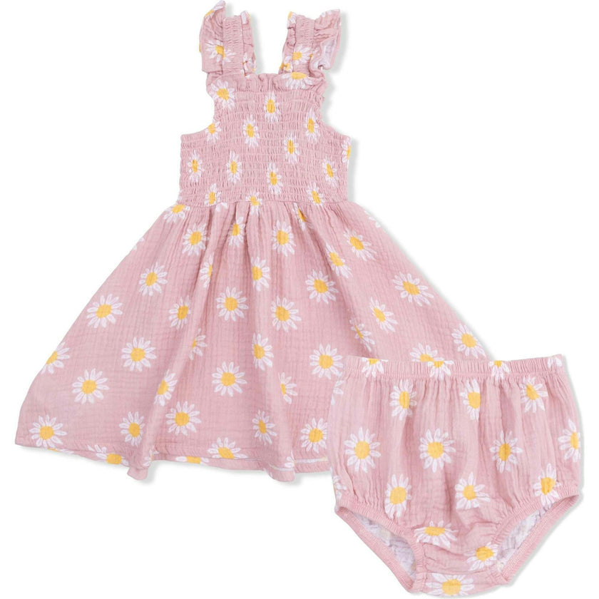 Caitlyn’s Daisy - Smocked Sundress with Bloomer