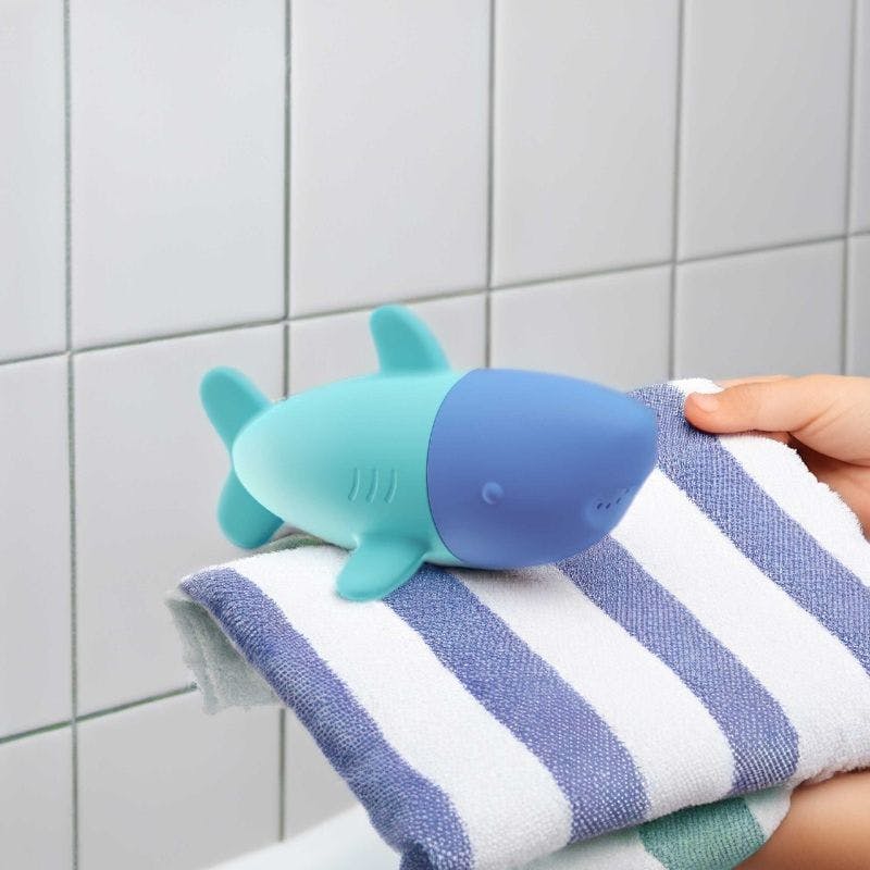 Shark Bath Bundle – Squeezi Shark, Bath Puzzle Shark & Cana Bath Toys for Toddlers