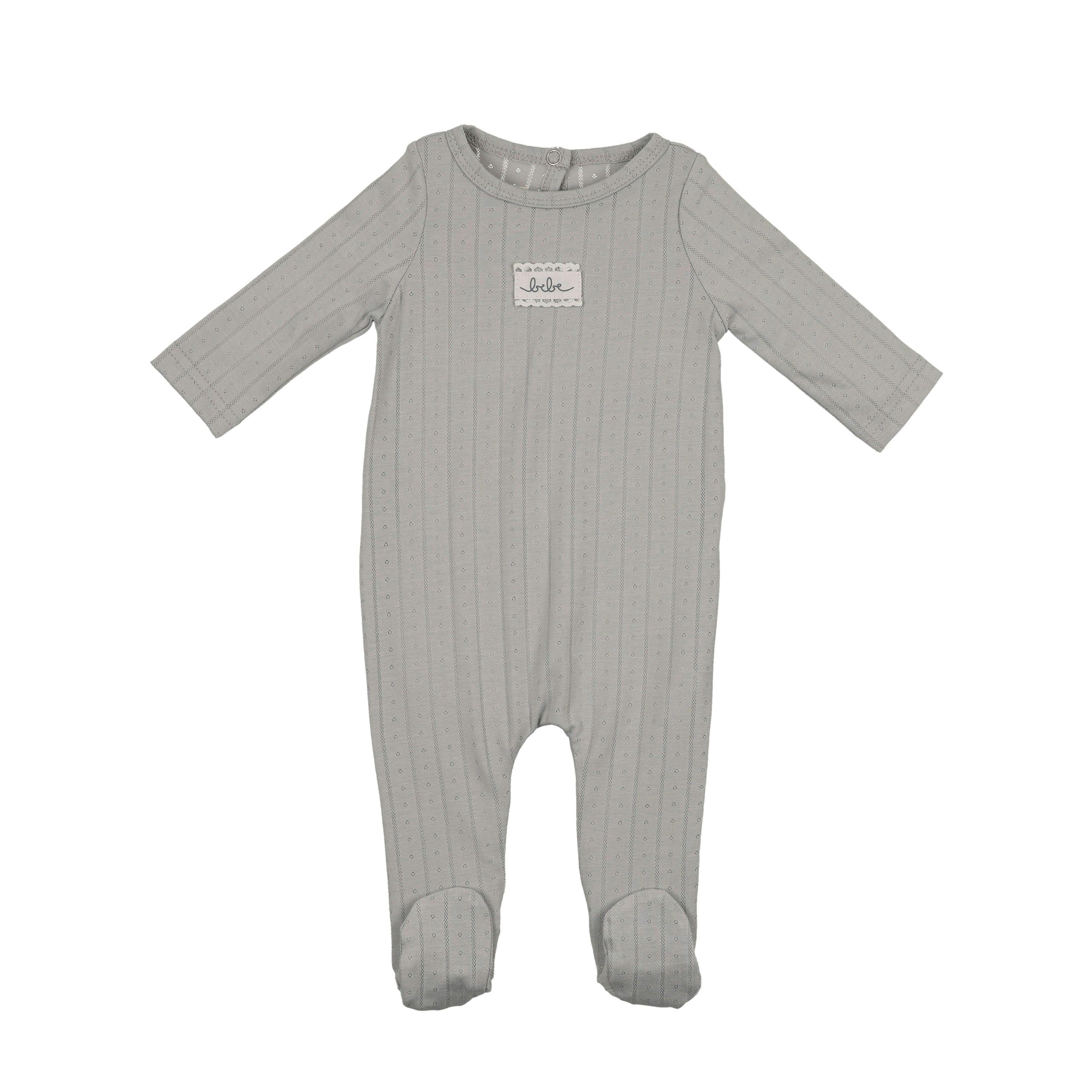Bebe Pointelle Footie