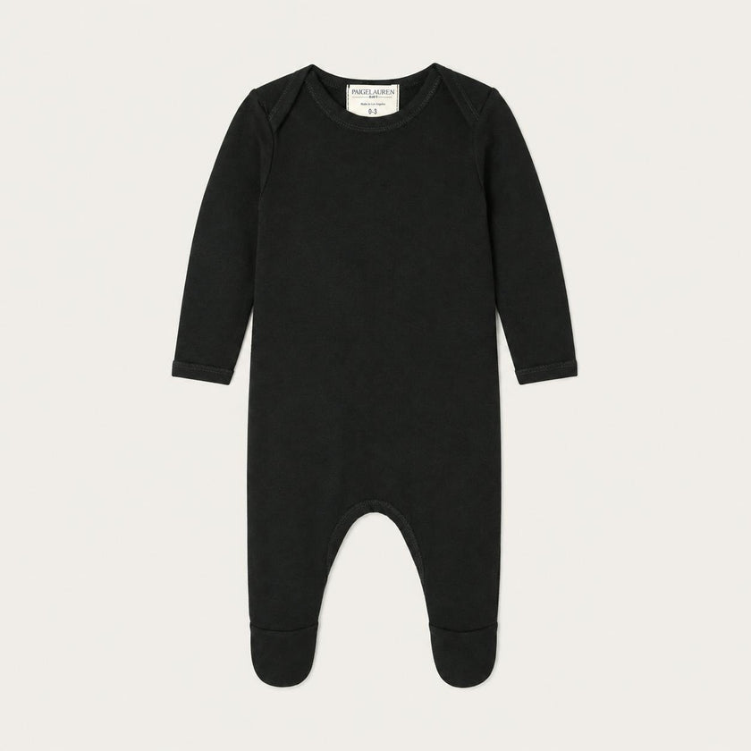 Rib Lap Tee Footie Pajama