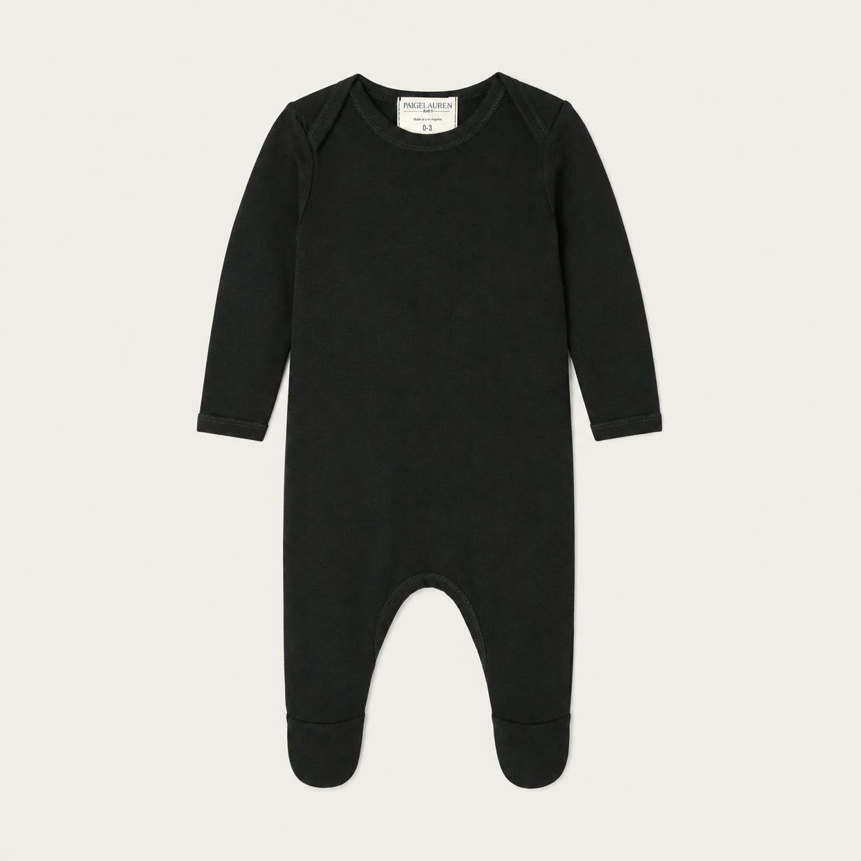 Rib Lap Tee Footie Pajama