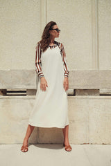 V STRAPPY SLIP DRESS