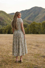 Amber Dress in Autumn Bouquet