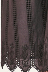 Zuma Dress in Black Vine Eyelet