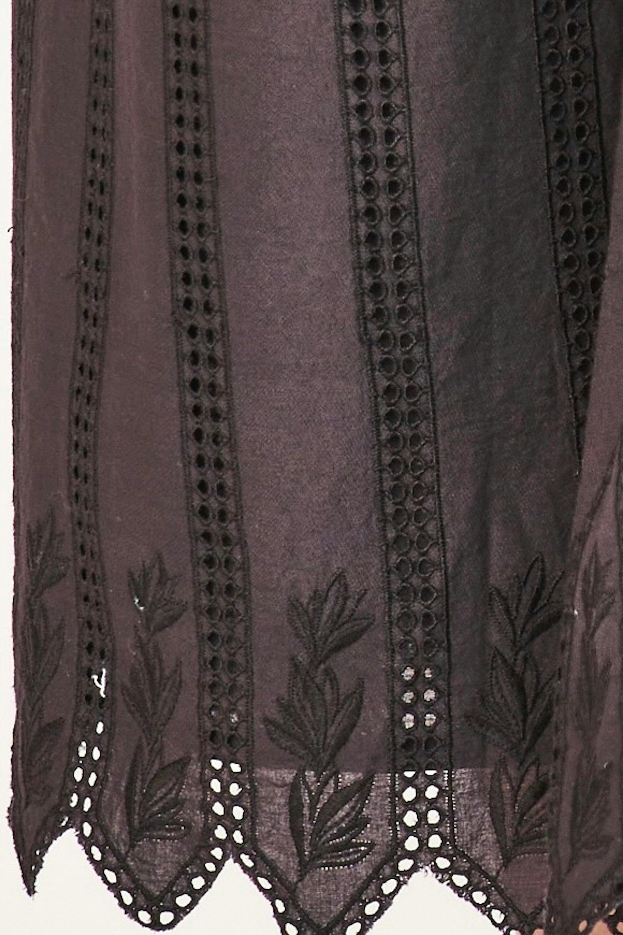 Zuma Dress in Black Vine Eyelet