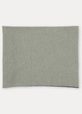 The Cashmere Grey Green Reversible Snood